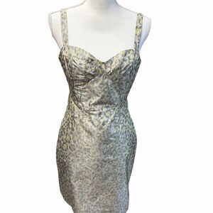 Z Spoke by Zac Posen Leopard Knee Length Cocktail Dress Size 6